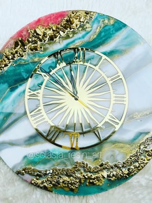Crystal Sun wall clock — gallery