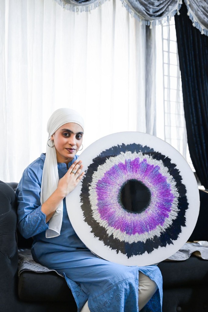 Eye Geode Resin Art — Solasta Resin Art