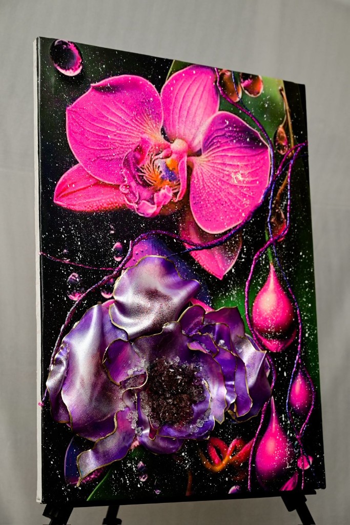 3D Floral Resin Art — Solasta Resin Art